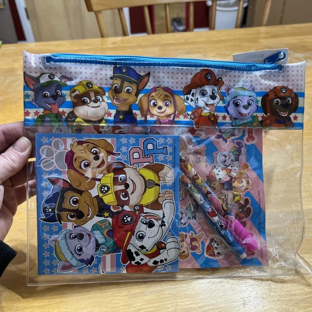 Paw Patrol Doodle Pad Stationary Set New
